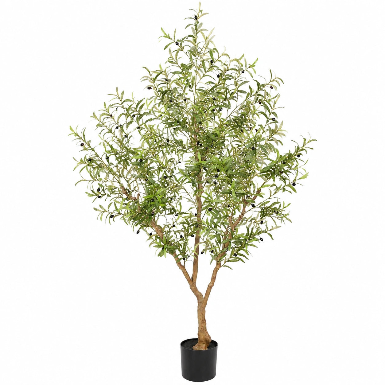 Árbol de Olivo Artificial con Maceta 180 cm Verde