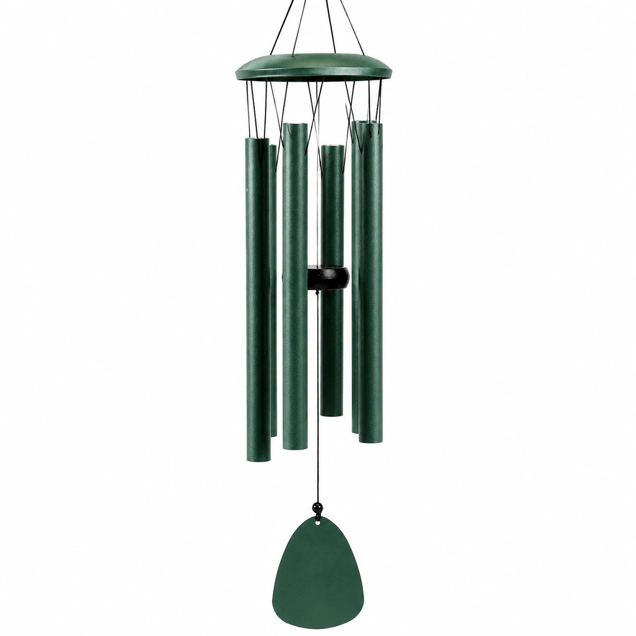 Campanilla de Viento Tubular Verde para Exterior 90cm