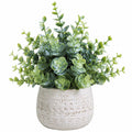 Planta Artificial en Maceta Decorativa Verde 25cm